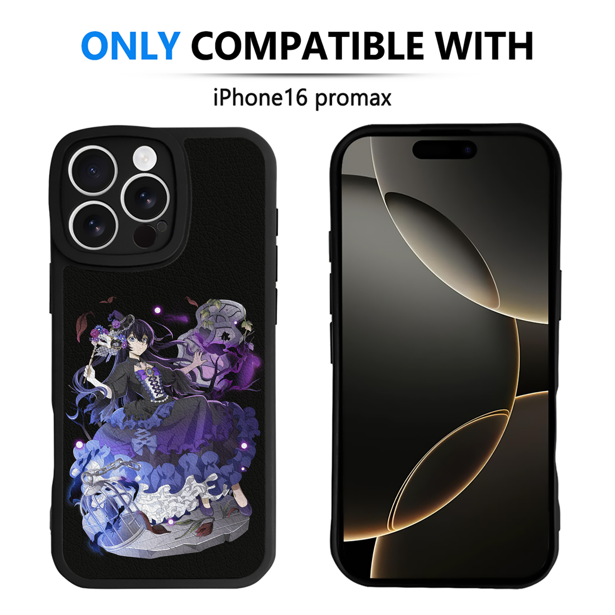 （画像用） 文豪ストレイドッグス Bungo Stray Dogs 【iPhone 16シリーズ対応】シリコンスマホケース（レザー調） 材質：シリコン